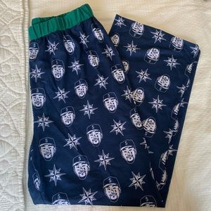 Seattle Mariners pajama pants adult medium